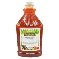 Tropical Sensations Passion Fruit Granita Slushie Mix – 64 Oz Bottle – Non-Alcoholic Frozen Drink Mix For Slush Machines