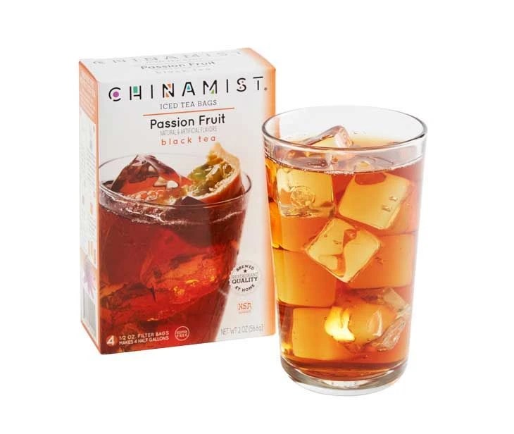 China Mist Naturally Flavored Passion Fruit Iced Tea Bags, 4-Count Box, 2-Pack (Each Bag Yields 1/2 Gallon) 4 China Mist Naturally Flavored Passion Fruit Iced Tea Bags, 4-Count Box, 2-Pack (Each Bag Yields 1/2 Gallon) - Image 4