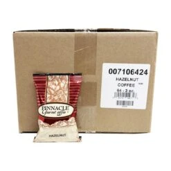 Pinnacle Ground Coffee, Hazelnut, 64/3oz Pre-Portioned Packets