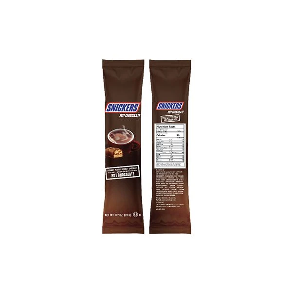 Snickers Hot Chocolate Sticks - Caramel, Peanuts, Nougat & Chocolate - 6 Pack Box 2 Snickers Hot Chocolate Sticks - Caramel, Peanuts, Nougat & Chocolate - 6 Pack Box - Image 2