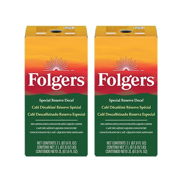 Folgers 2 Liter Special Reserve Decaf (Two) 1 Folgers 2 Liter Special Reserve Decaf (Two)