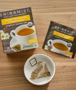 China Mist - Organic Sweet Herbs With Chamomile Herbal Tea Sachets, 6 Box 15 Count Each 5 China Mist - Organic Sweet Herbs With Chamomile Herbal Tea Sachets, 6 Box 15 Count Each -Koffee Express Sales sweetherb chamomile 2 1 1 1 1