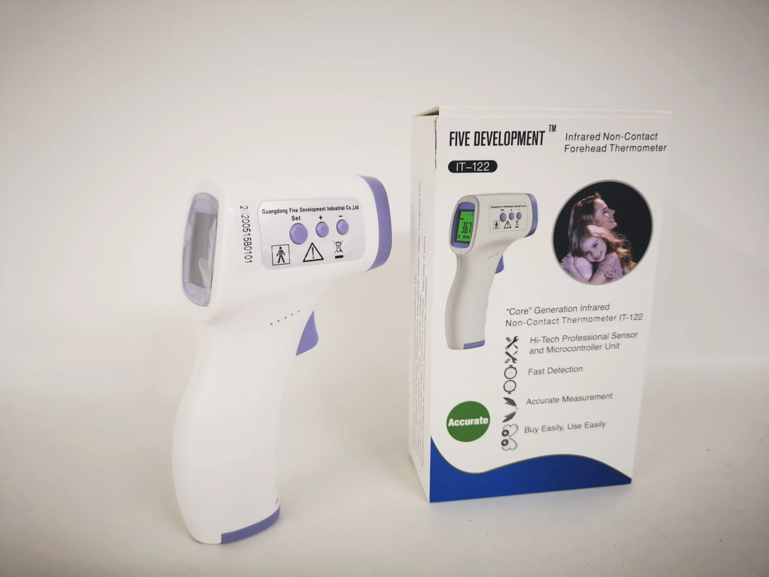 Digital Lcd Infrared Thermometer Non-contact Forehead Baby Adult Temperature USA 12 Pack 1 Digital Lcd Infrared Thermometer Non-contact Forehead Baby Adult Temperature USA 12 Pack