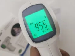 Digital Lcd Infrared Thermometer Non-contact Forehead Baby Adult Temperature USA 12 Pack 8 Digital Lcd Infrared Thermometer Non-contact Forehead Baby Adult Temperature USA 12 Pack -Koffee Express Sales thermometer 3