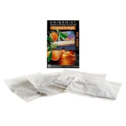 China Mist Naturally Flavored Tropical Orange Iced Tea Bags, 4-Count Box, 6-Pack (Each Bag Yields 1/2 Gallon) -Koffee Express Sales tropical orange 1 box