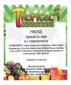 Tropical Sensations - Frosé (Frozen Rosé) Drink Mix, 6 Bottles 64 Oz Each 9 Tropical Sensations - Frosé (Frozen Rosé) Drink Mix, 6 Bottles 64 Oz Each -Koffee Express Sales tropical sensations frose image3