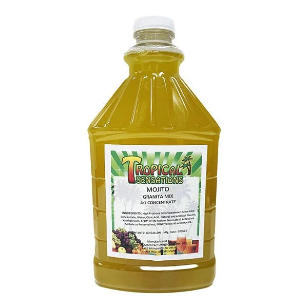Tropical Sensations - Mojito Granita Mix, 1 Bottle 64 Oz 1 Tropical Sensations - Mojito Granita Mix, 1 Bottle 64 Oz
