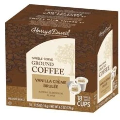Harry & David Coffee Combo, Breakfast Blend, Vanilla Creme Brulee 2/18 Ct Boxes 5 Harry & David Coffee Combo, Breakfast Blend, Vanilla Creme Brulee 2/18 Ct Boxes -Koffee Express Sales vanillacremebruclee