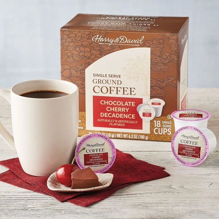 Harry & David Coffee Combo Chocolate Cherry Decadence, Vanilla Creme Brulee 2/18 Ct Boxes 2 Harry & David Coffee Combo Chocolate Cherry Decadence, Vanilla Creme Brulee 2/18 Ct Boxes - Image 2